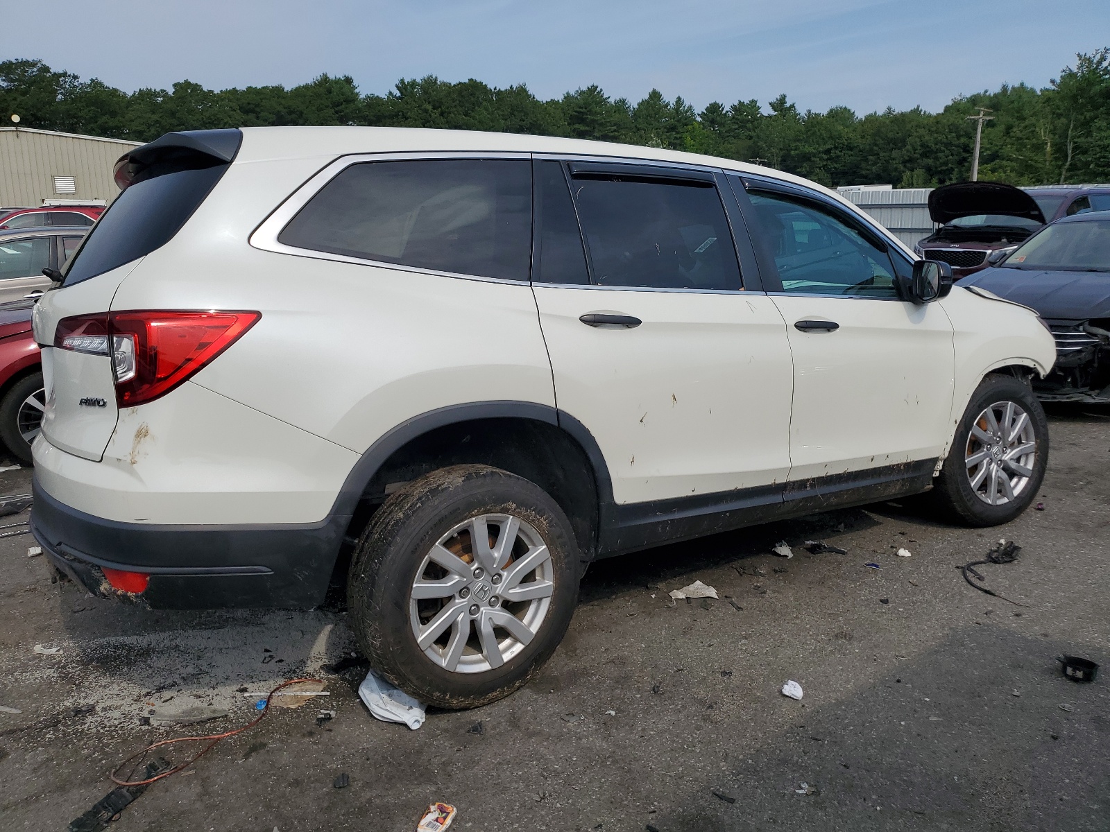 2019 Honda Pilot Lx vin: 5FNYF6H19KB049428