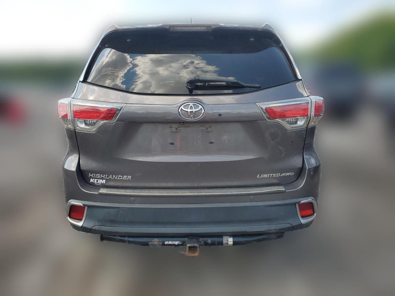 2014 Toyota Highlander Limited VIN: 5TDDKRFH9ES037095 Lot: 63608884