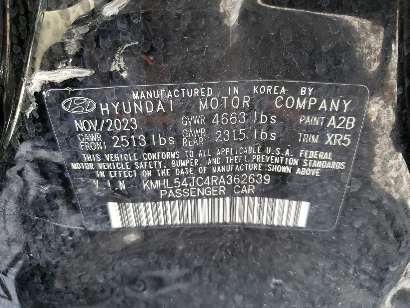 KMHL54JC4RA362639 2024 Hyundai Sonata N Line