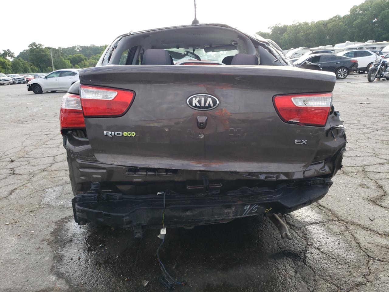 2013 Kia Rio Ex VIN: KNADN4A38D6239993 Lot: 64843874