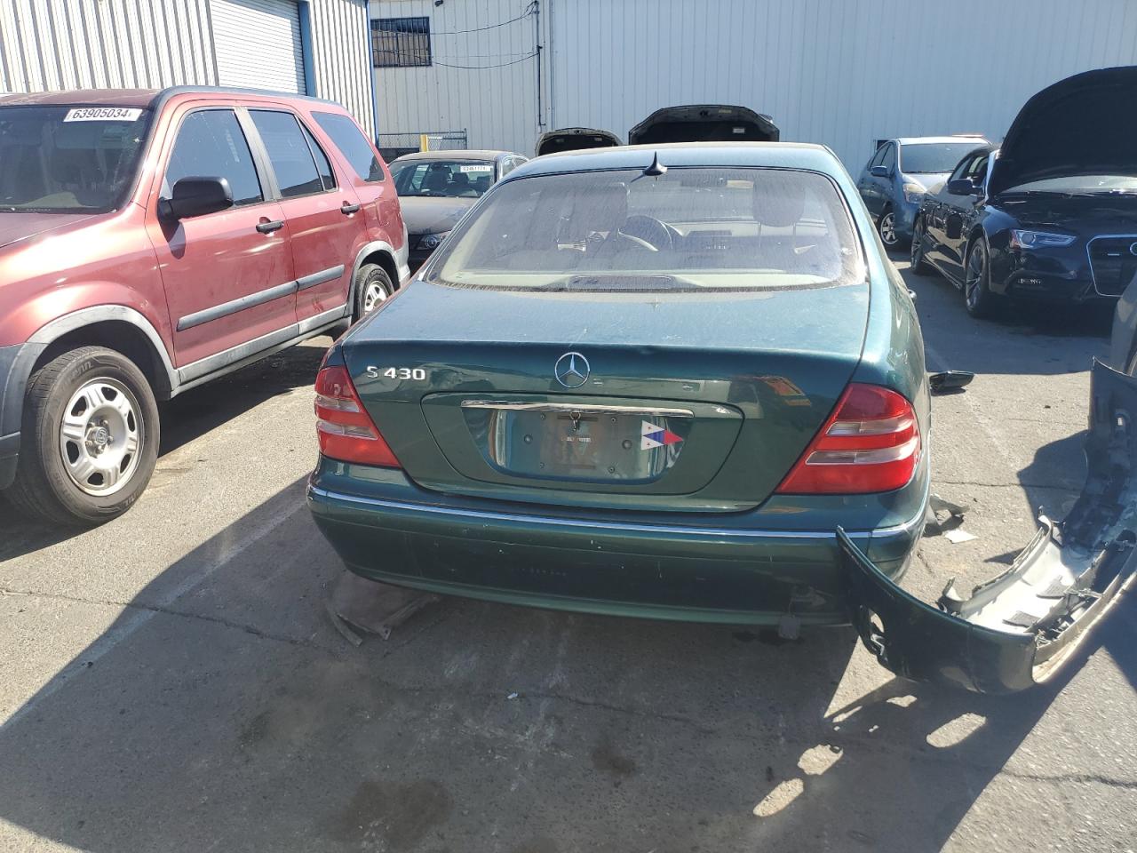 2001 Mercedes-Benz S 430 VIN: WDBNG70J01A192310 Lot: 63721614