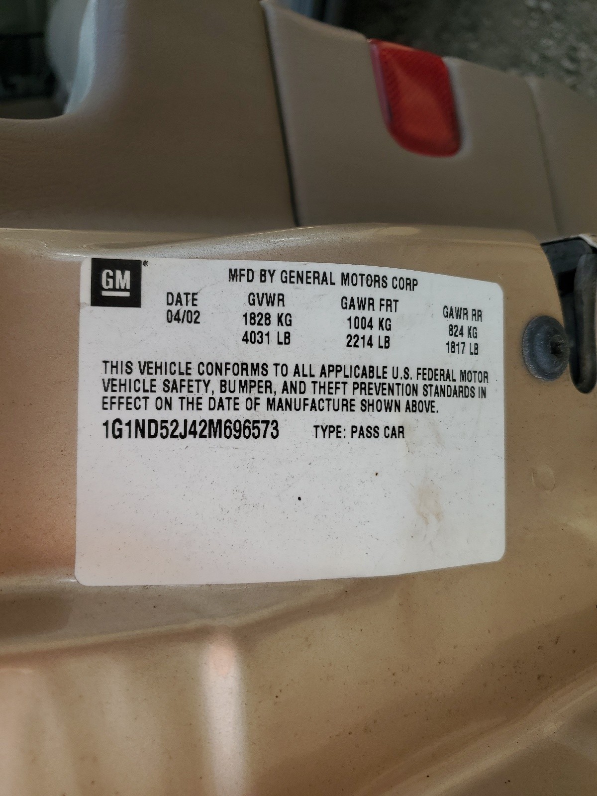 1G1ND52J42M696573 2002 Chevrolet Malibu