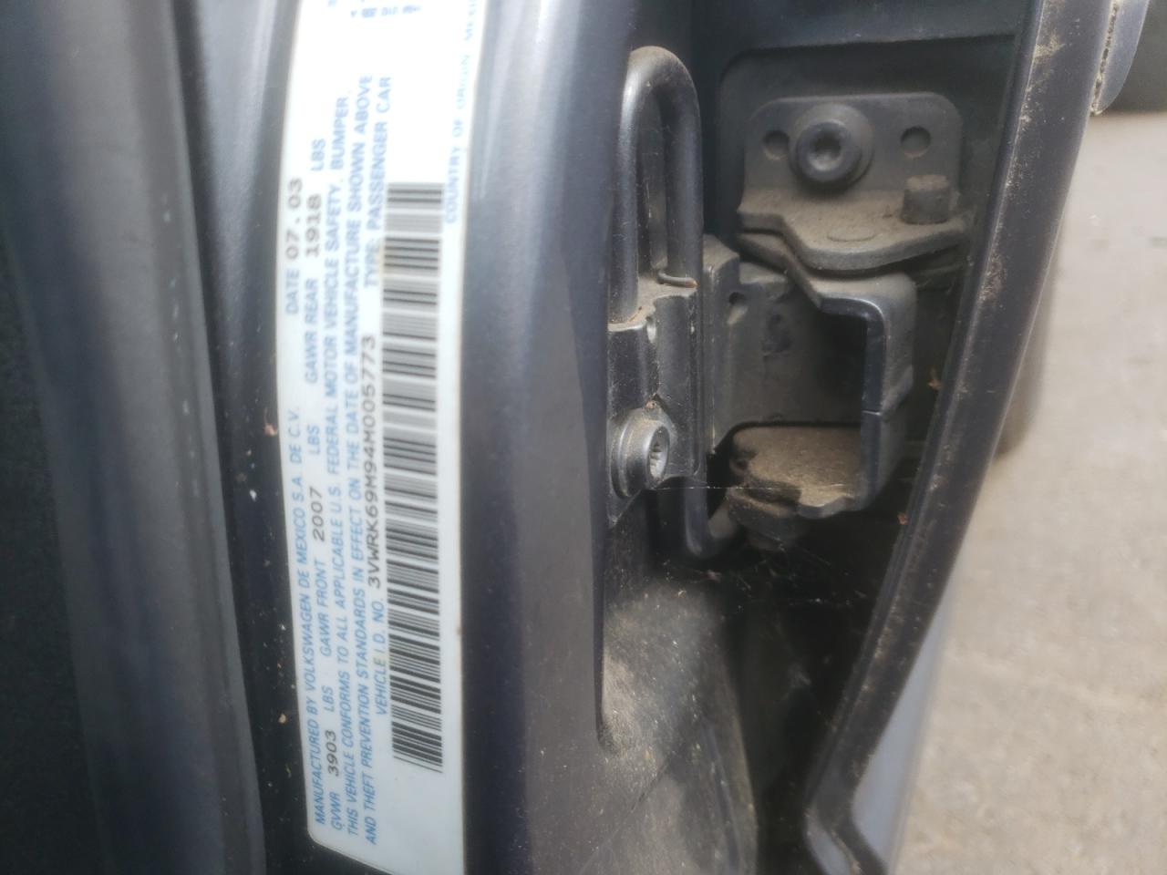 2004 Volkswagen Jetta Gl VIN: 3VWRK69M94M005773 Lot: 61984244