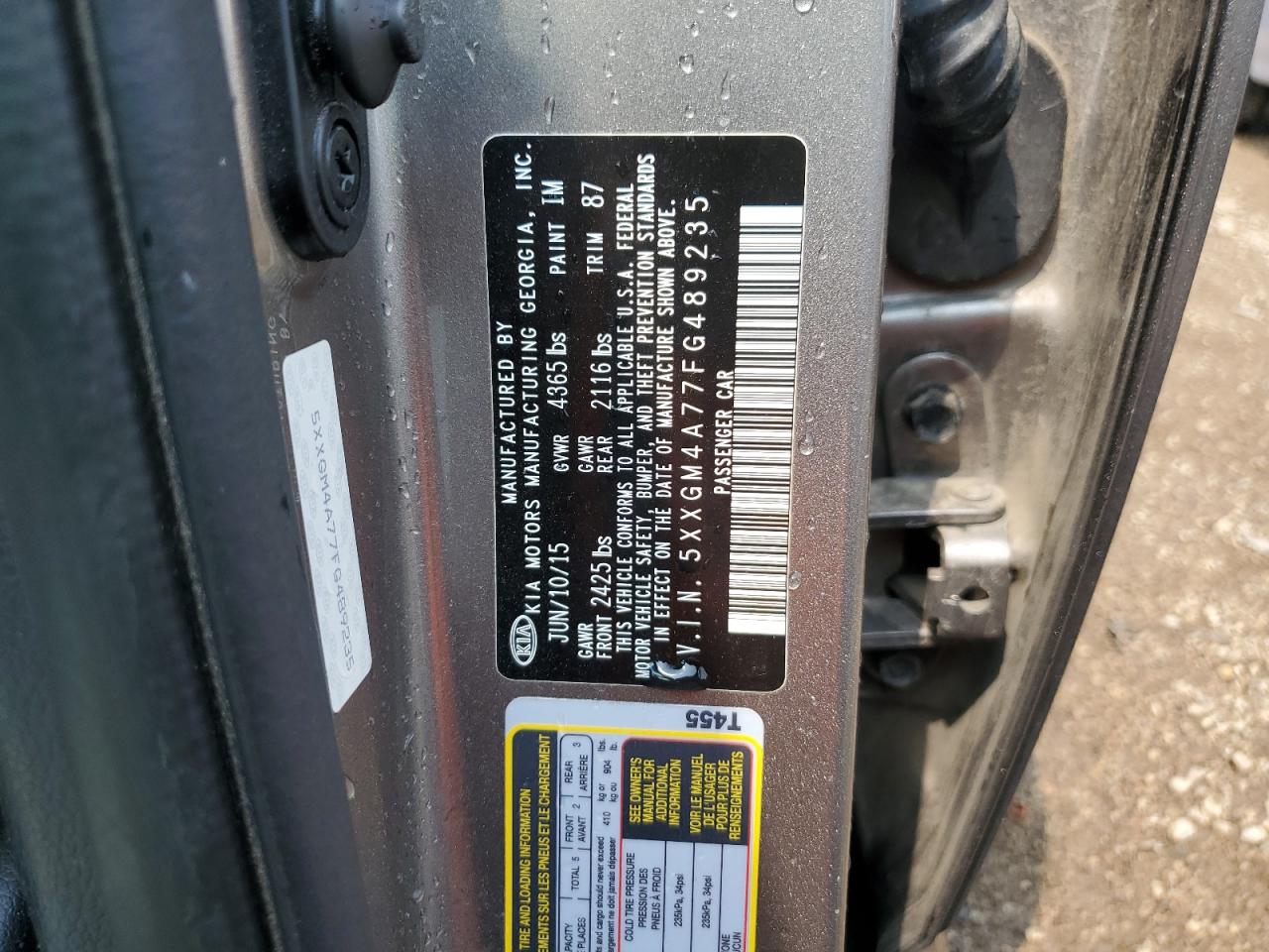 2015 Kia Optima - Image 12