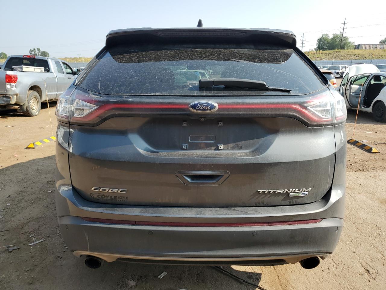2017 Ford Edge Titanium VIN: 2FMPK4K90HBB76256 Lot: 64458074