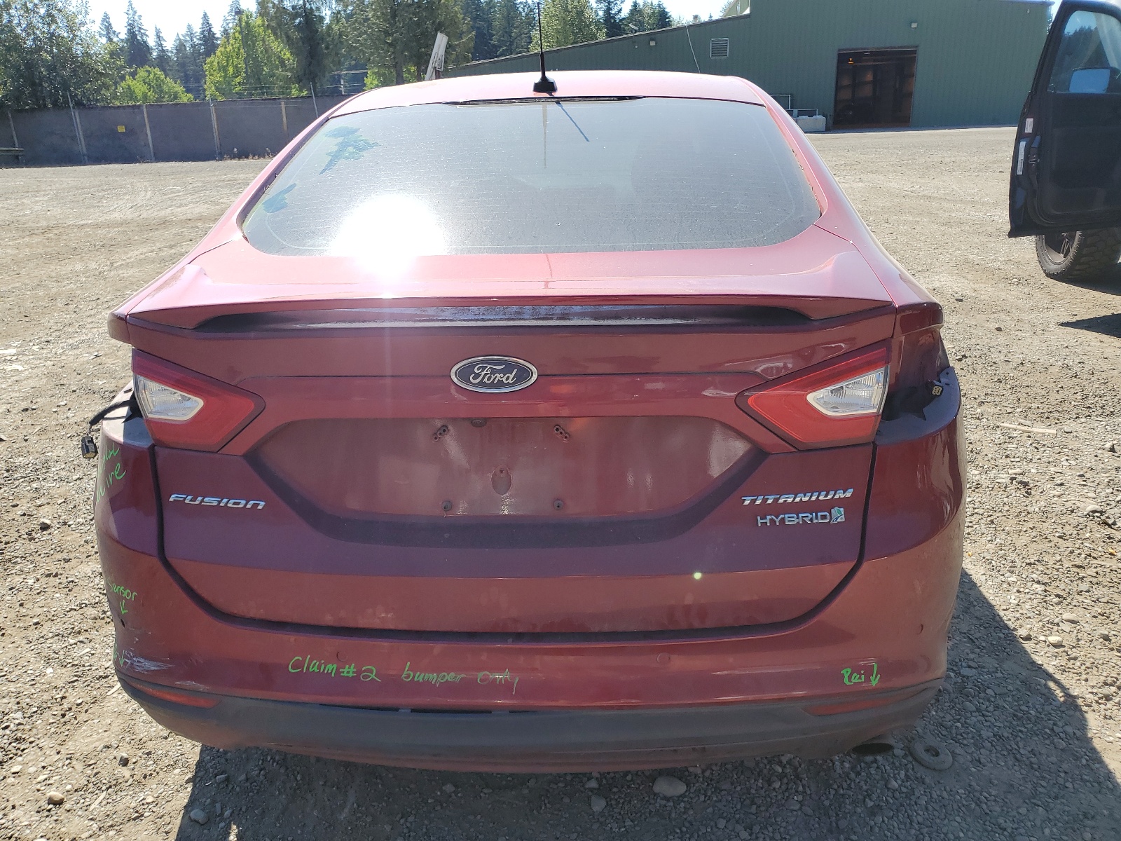 3FA6P0RU8ER248036 2014 Ford Fusion Titanium Hev