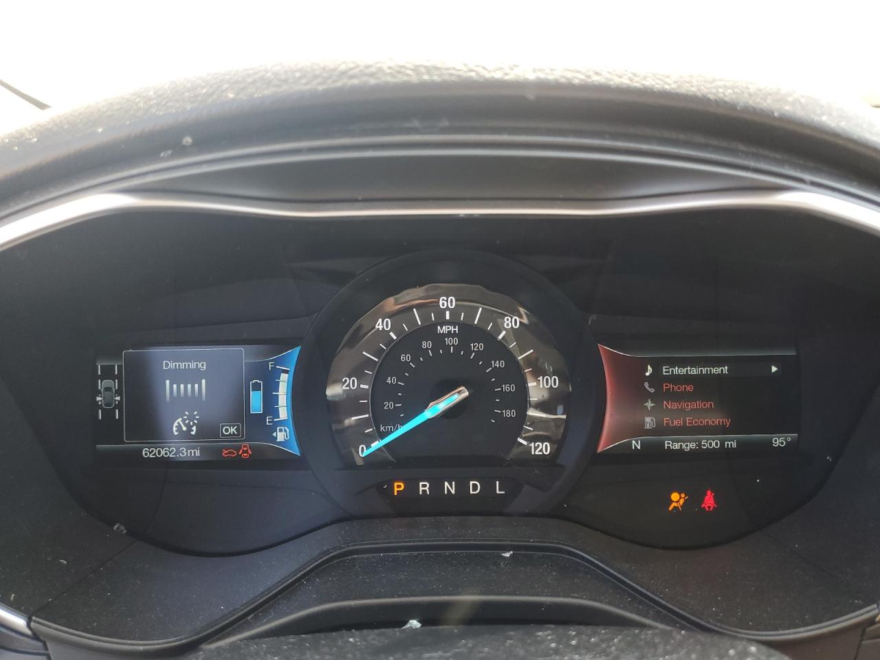 2019 Ford Fusion Titanium VIN: 3FA6P0RU0KR117582 Lot: 62412284