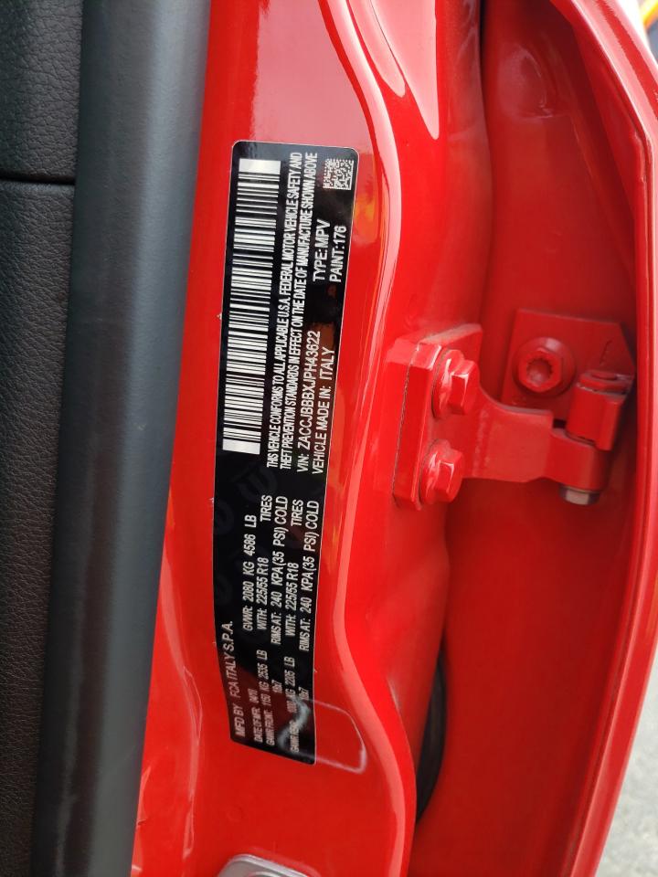 2018 Jeep Renegade Latitude VIN: ZACCJBBBXJPH43622 Lot: 62479864