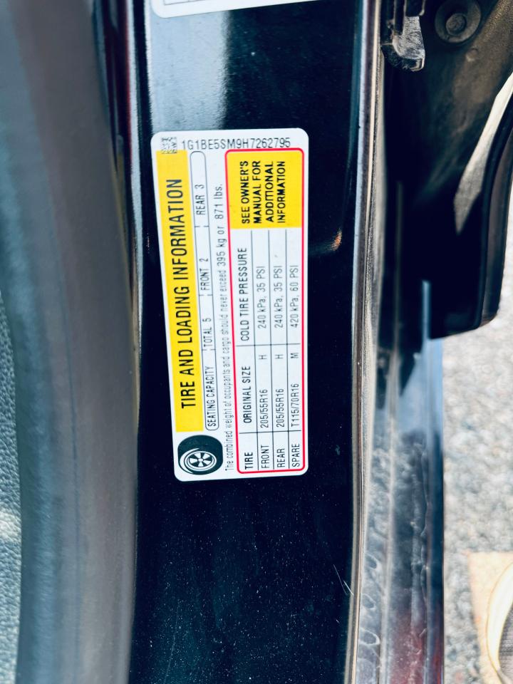 2017 Chevrolet Cruze Lt VIN: 1G1BE5SM9H7262795 Lot: 65454974