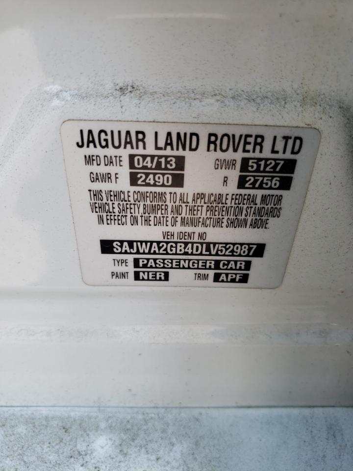 2013 Jaguar Xjl Portfolio VIN: SAJWA2GB4DLV52987 Lot: 63525084