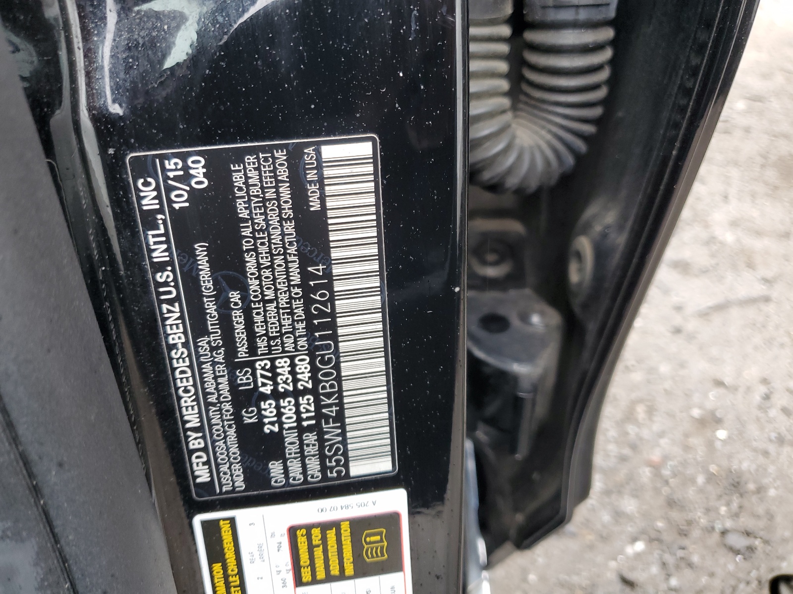 55SWF4KB0GU112614 2016 Mercedes-Benz C 300 4Matic