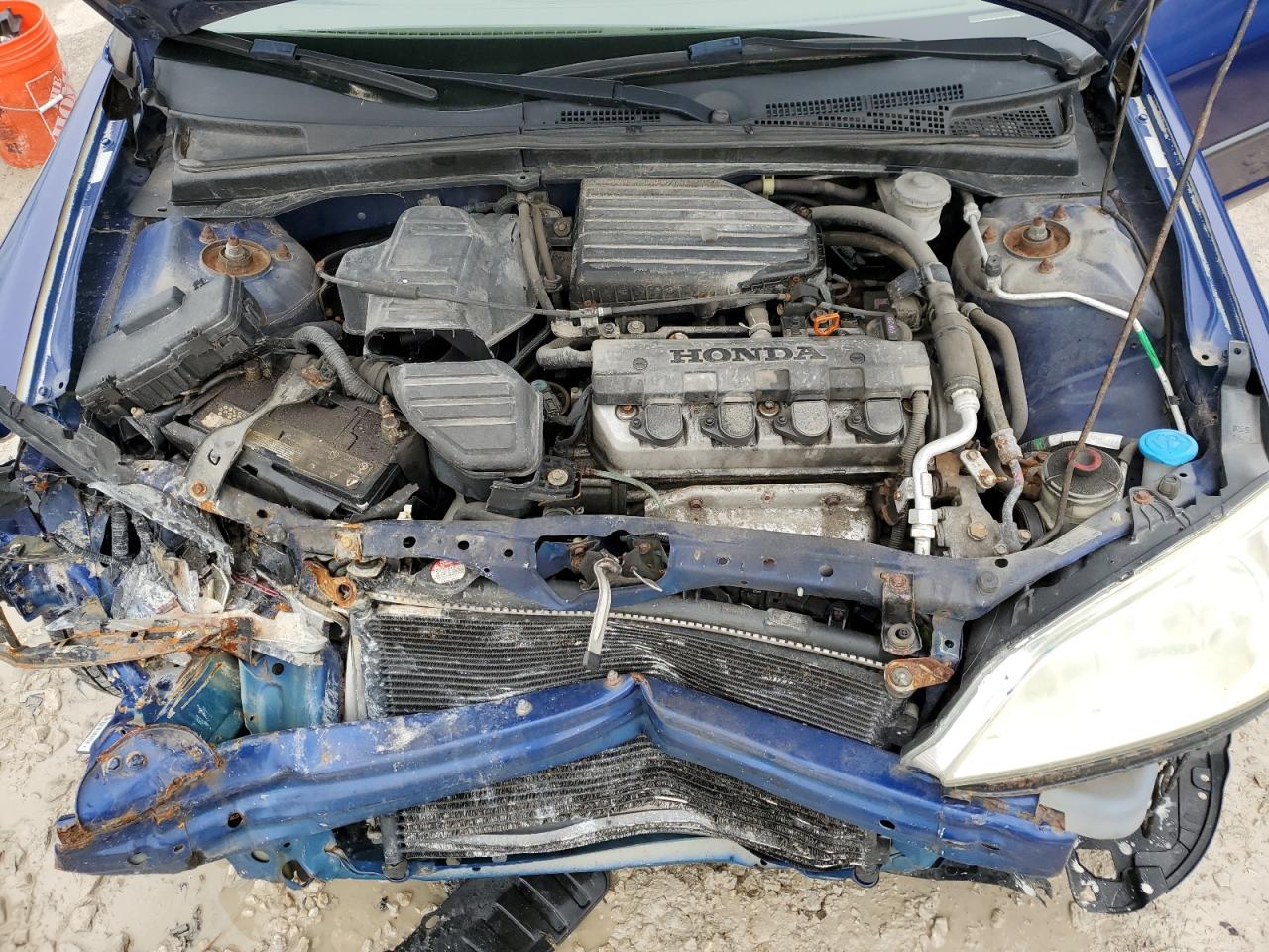 2004 Honda Civic Dx VIN: 2HGES16404H625310 Lot: 63189454