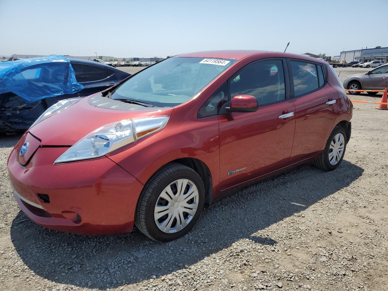 2014 Nissan Leaf S VIN: 1N4AZ0CP7EC334783 Lot: 64119564