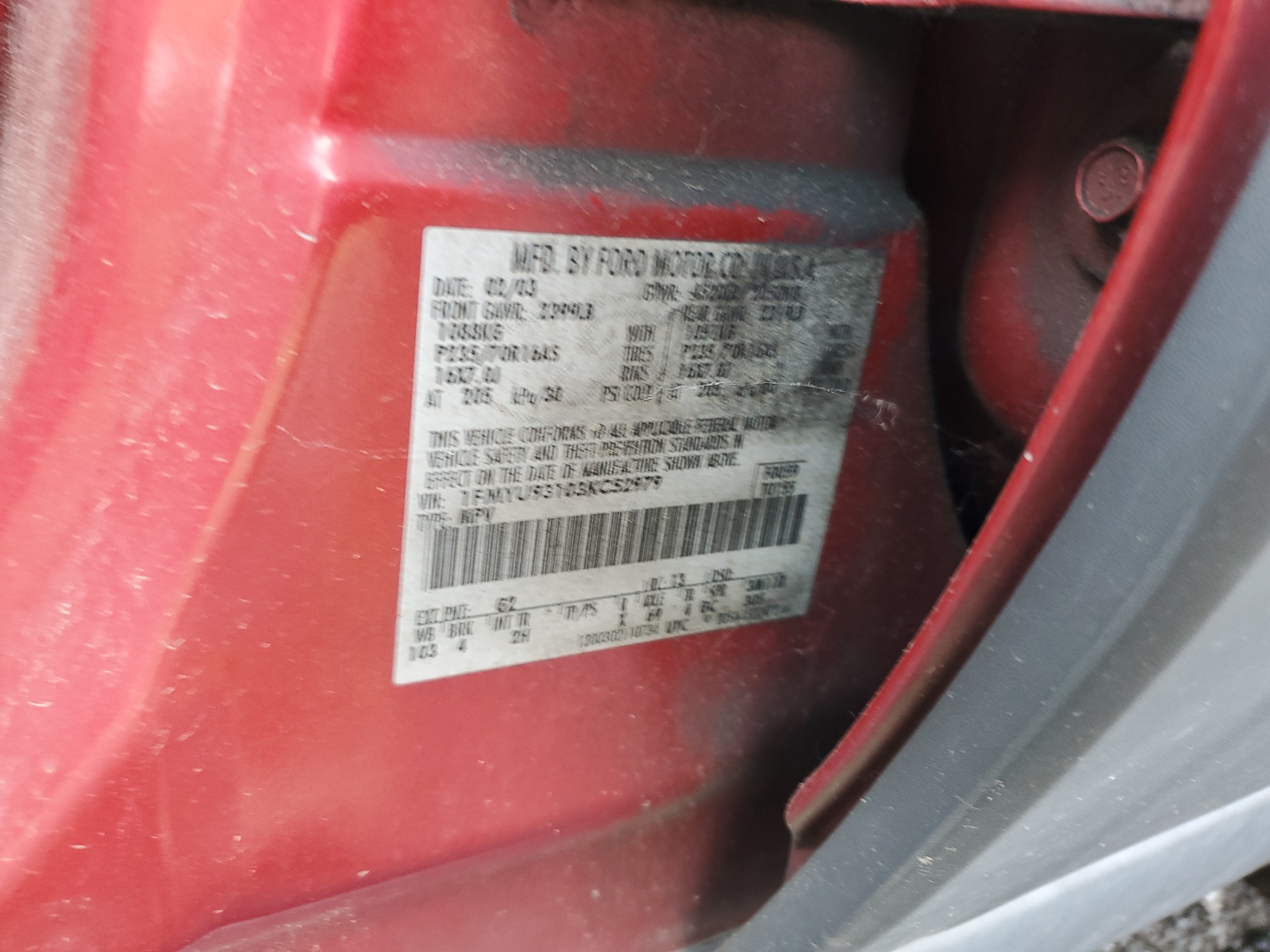 1FMYU93103KC52979 2003 Ford Escape Xlt