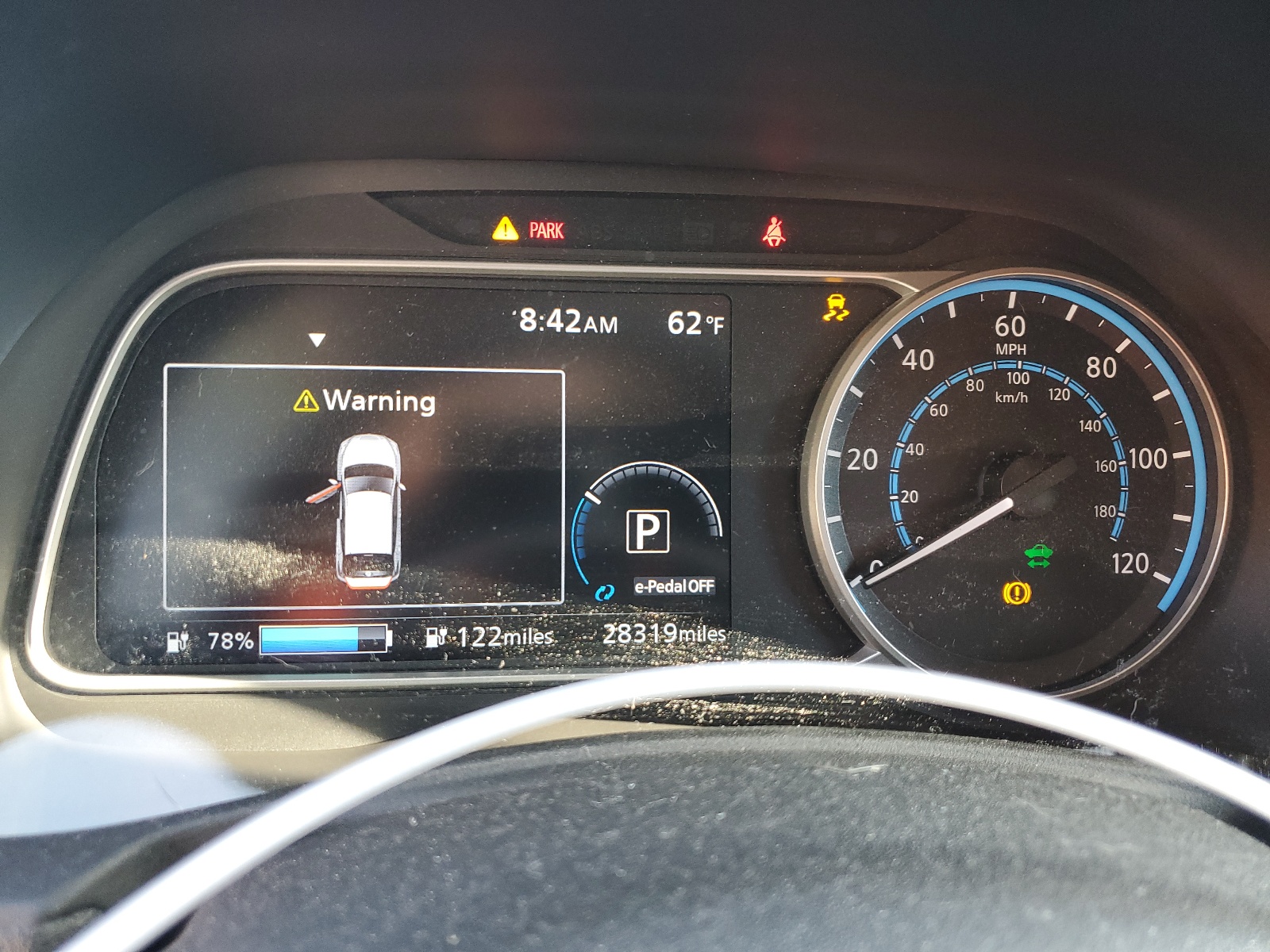 1N4AZ1CP0KC307653 2019 Nissan Leaf S