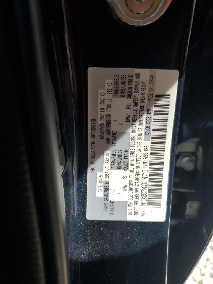 2016 Mazda Cx-3 Touring VIN: JM1DKBC7XG0114713 Lot: 63771514