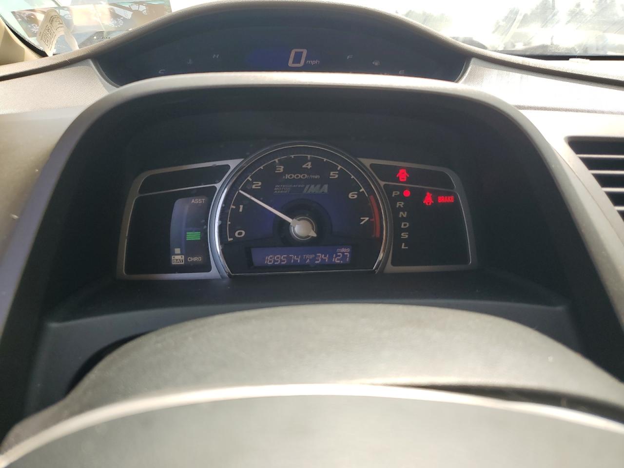 2007 Honda Civic Hybrid VIN: JHMFA362X7S005737 Lot: 64393854