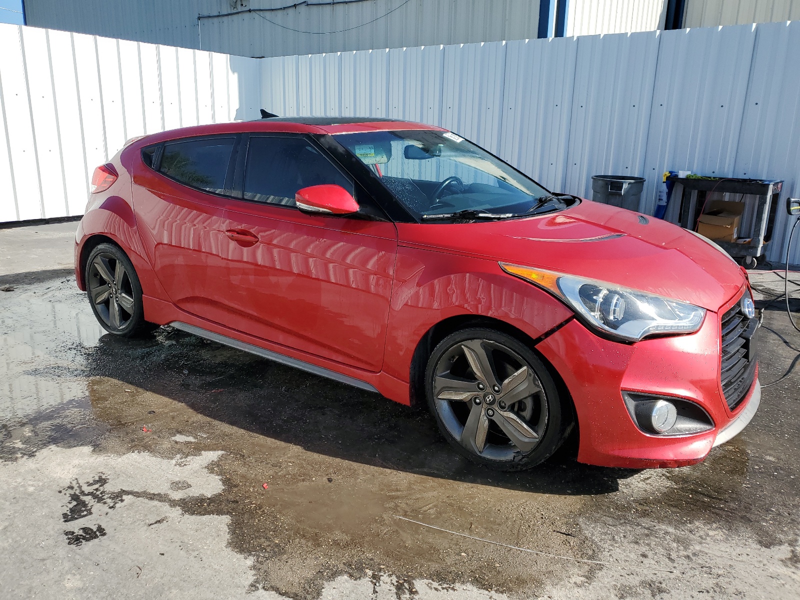 KMHTC6AE3FU234079 2015 Hyundai Veloster Turbo