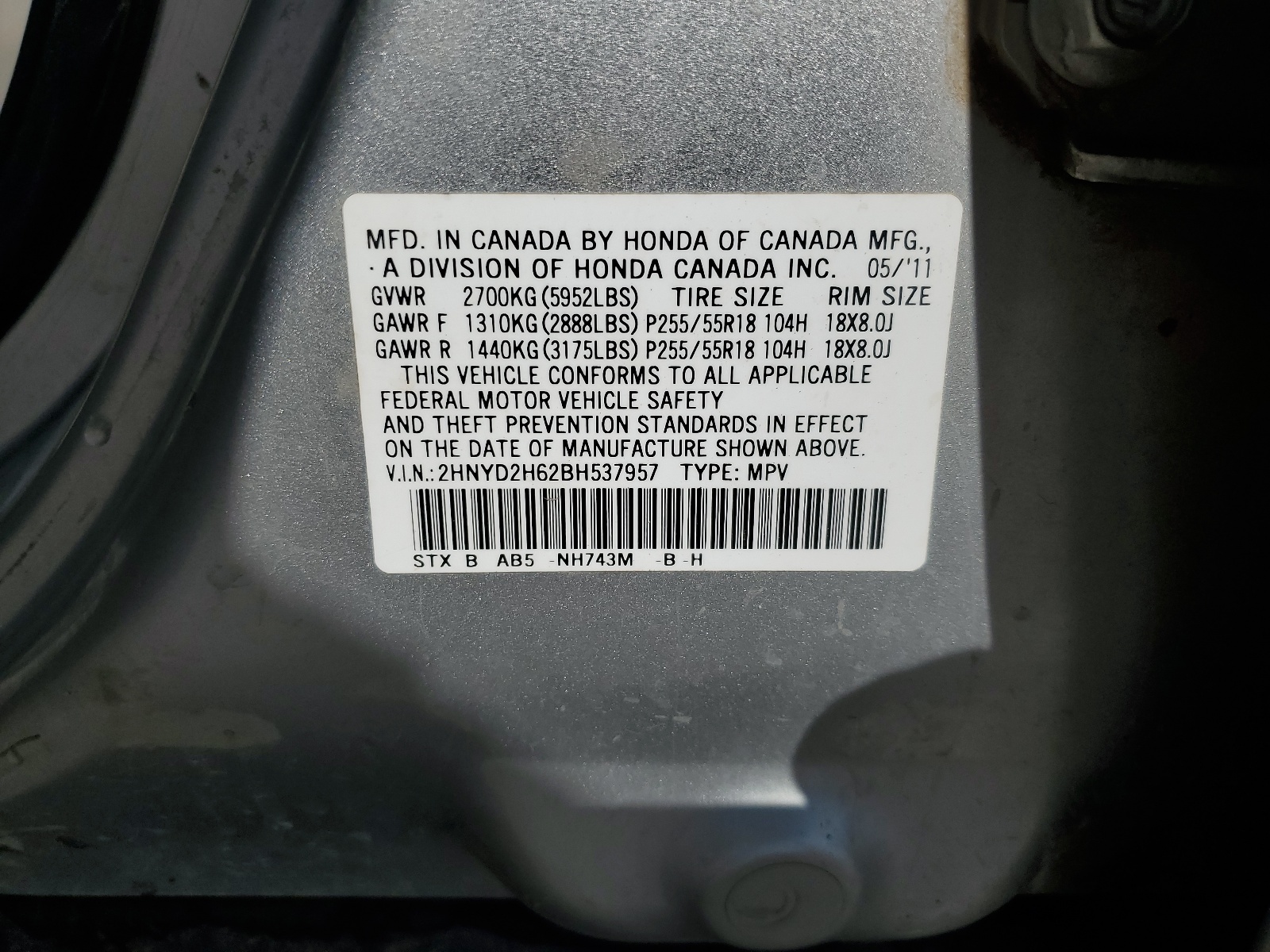 2HNYD2H62BH537957 2011 Acura Mdx Technology