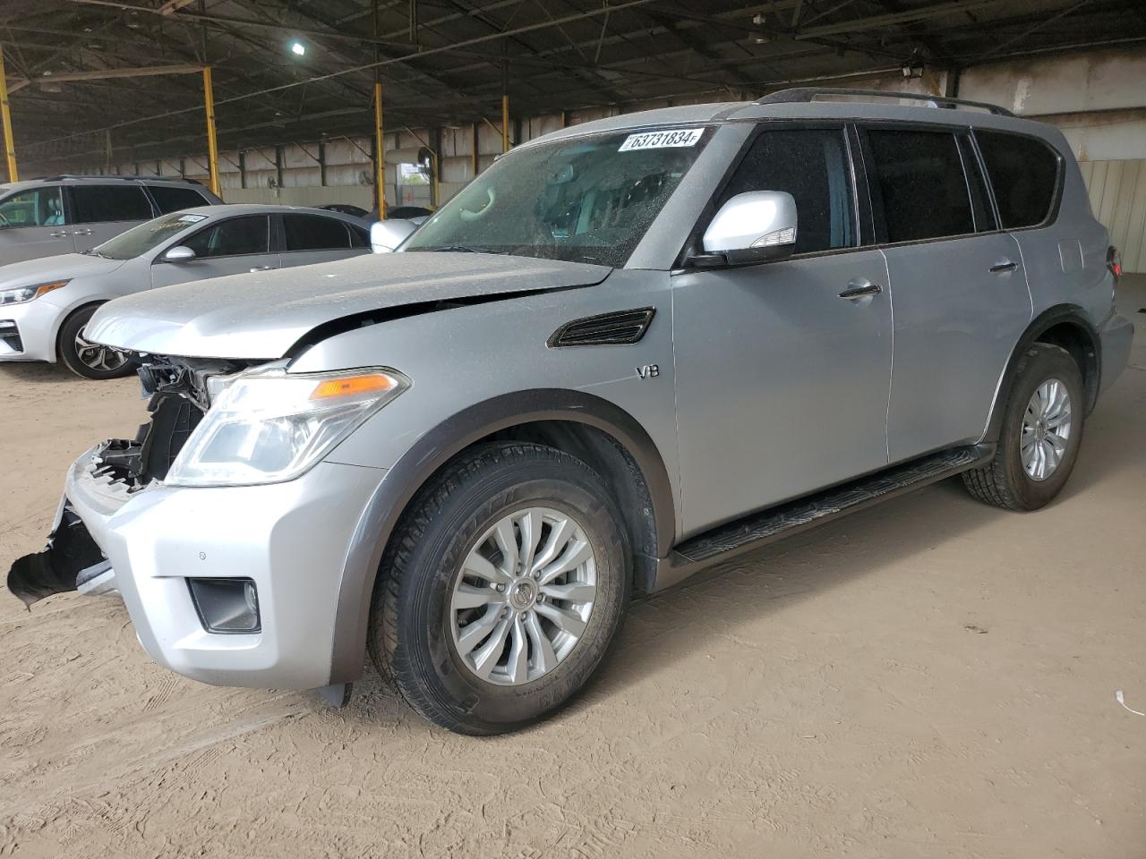 2017 Nissan Armada Sv VIN: JN8AY2ND2H9007287 Lot: 63731834