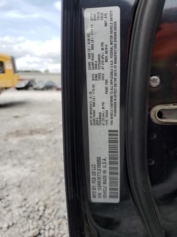 2020 Ram 1500 Classic Tradesman VIN: 1C6RR7KT7LS156050 Lot: 64107494