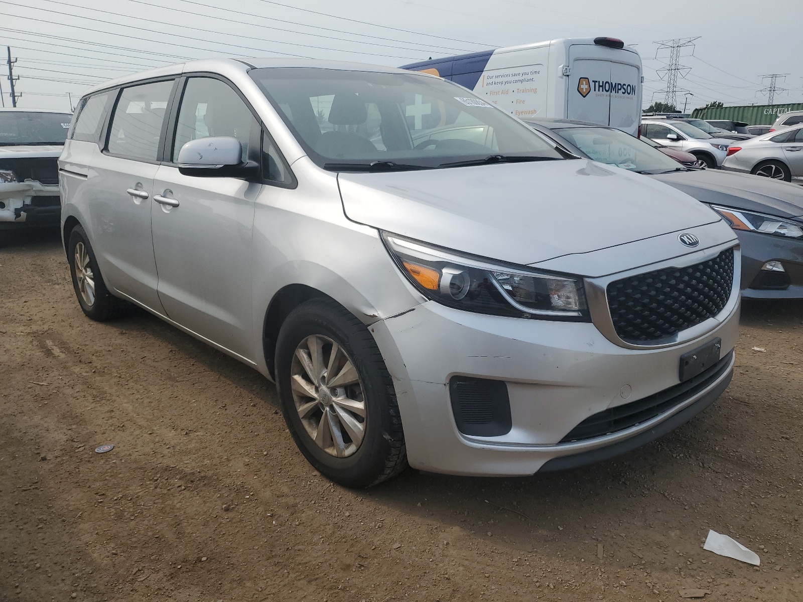 2016 Kia Sedona L vin: KNDMA5C10G6126611