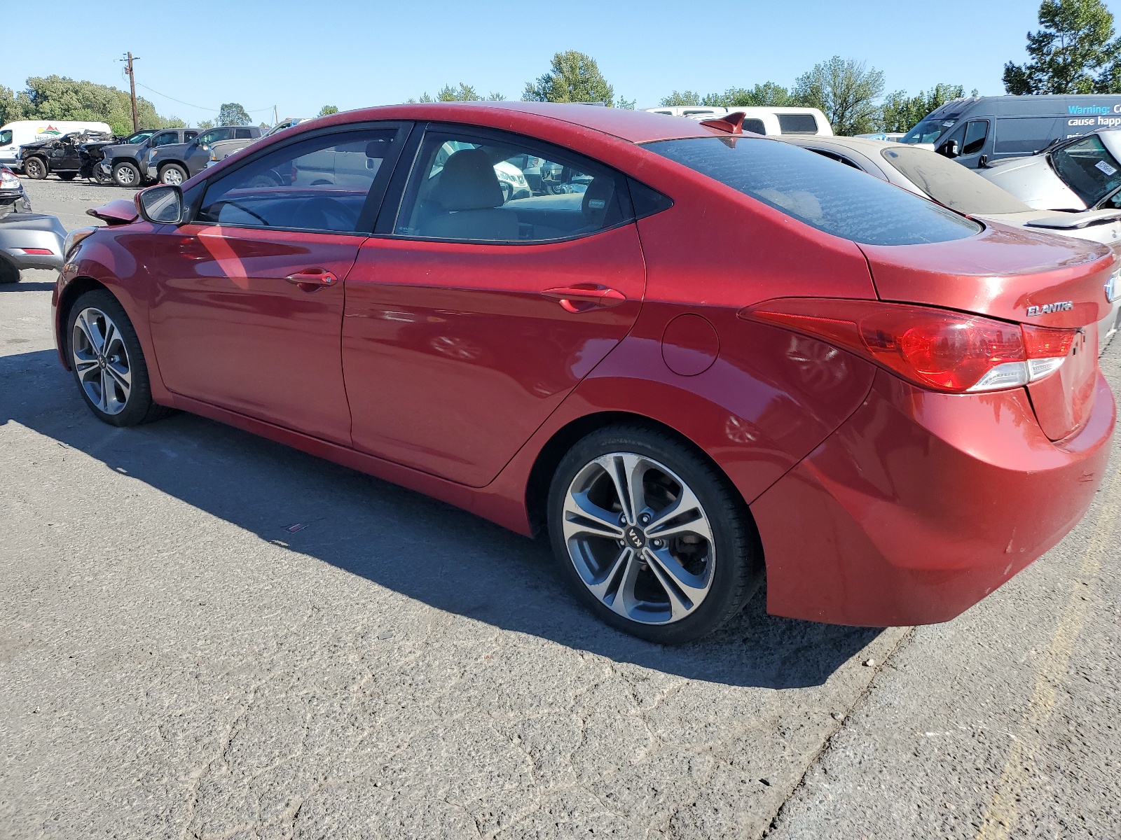 2013 Hyundai Elantra Gls vin: KMHDH4AE7DU518726