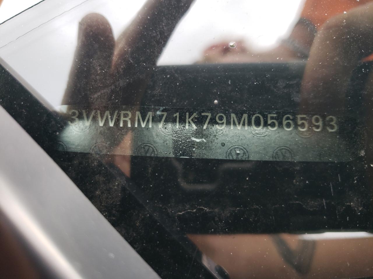 2009 Volkswagen Jetta Se VIN: 3VWRM71K79M056593 Lot: 61628504