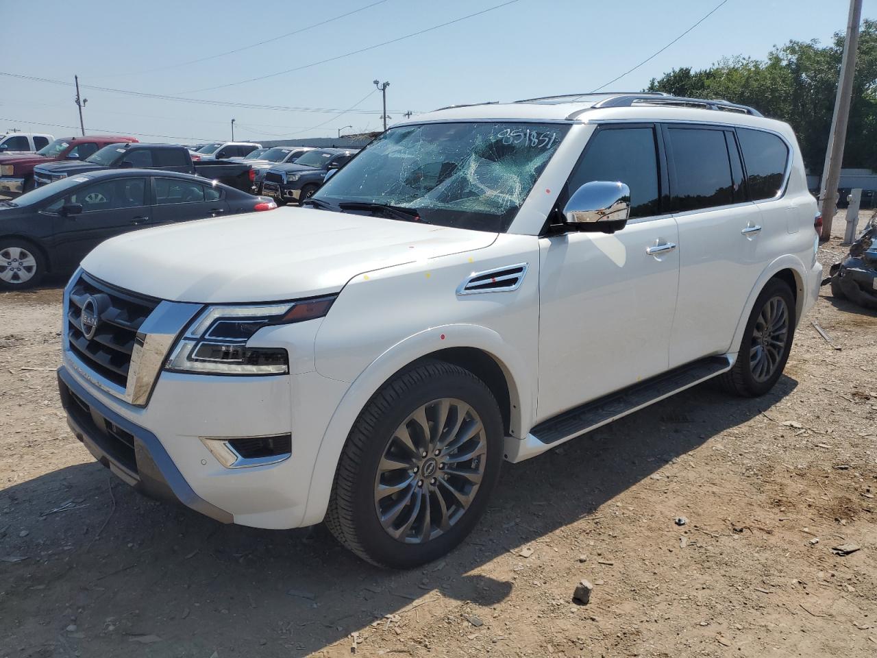 2024 Nissan Armada Platinum VIN: JN8AY2DB4R9851851 Lot: 63253094