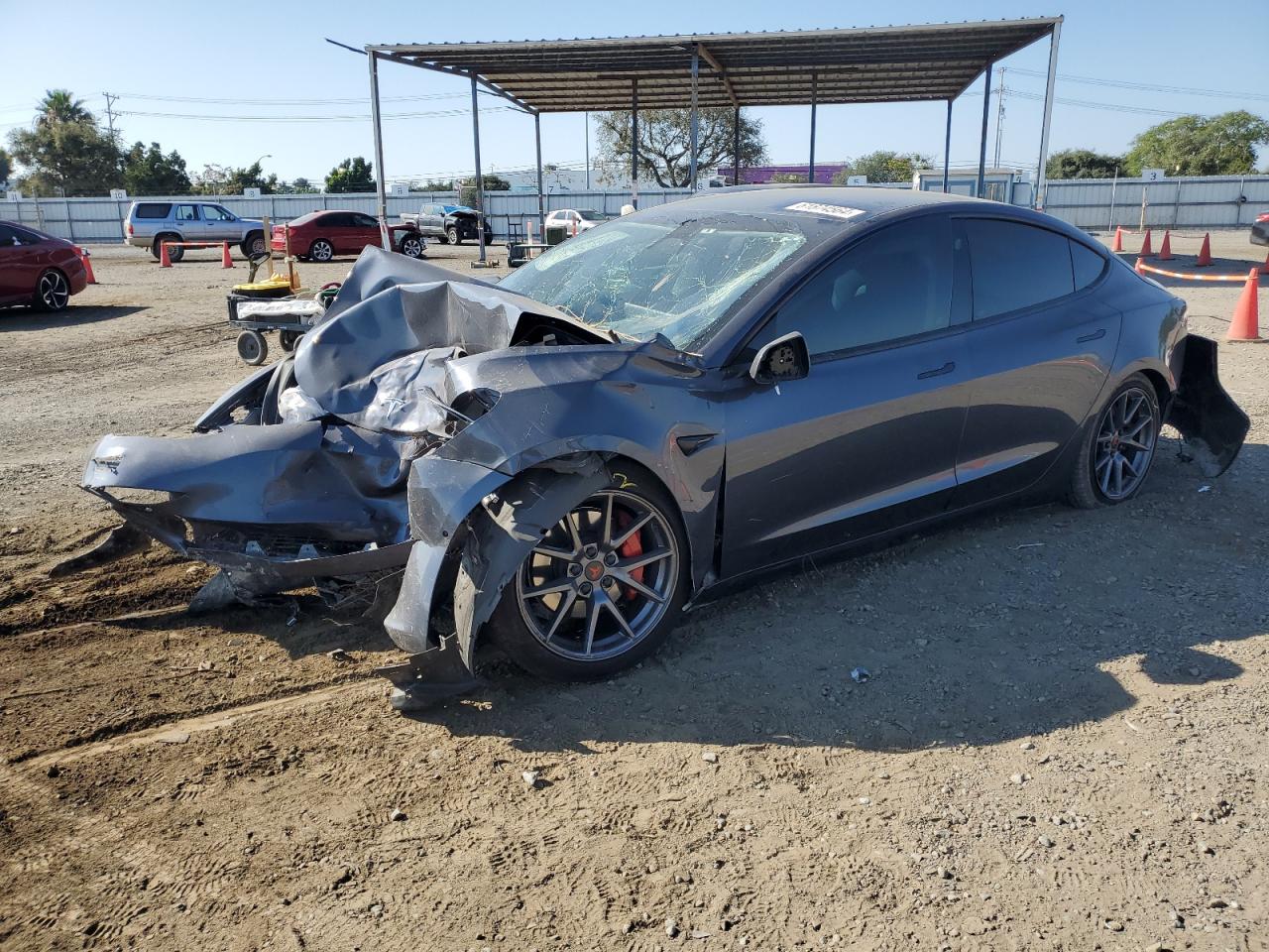 5YJ3E1EAXMF930226 2021 TESLA MODEL 3 - Image 1