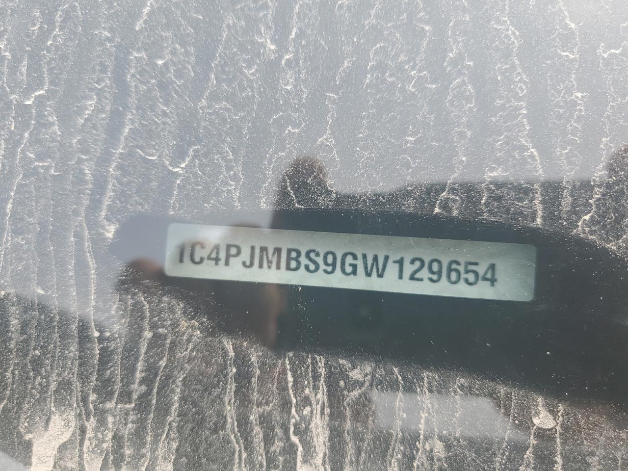 2016 Jeep Cherokee Trailhawk VIN: 1C4PJMBS9GW129654 Lot: 63212974