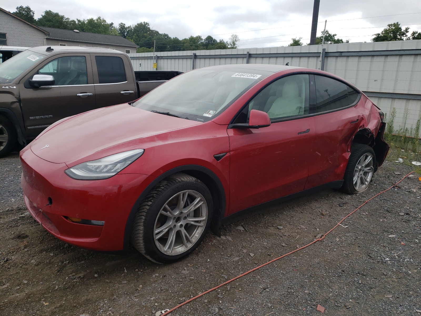 5YJYGDEE4MF125312 2021 Tesla Model Y