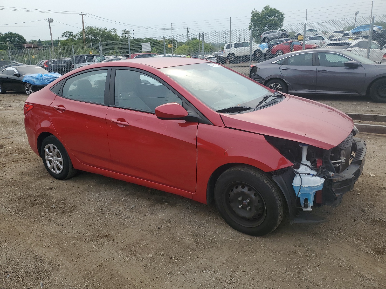 KMHCT4AE7DU537223 2013 Hyundai Accent Gls