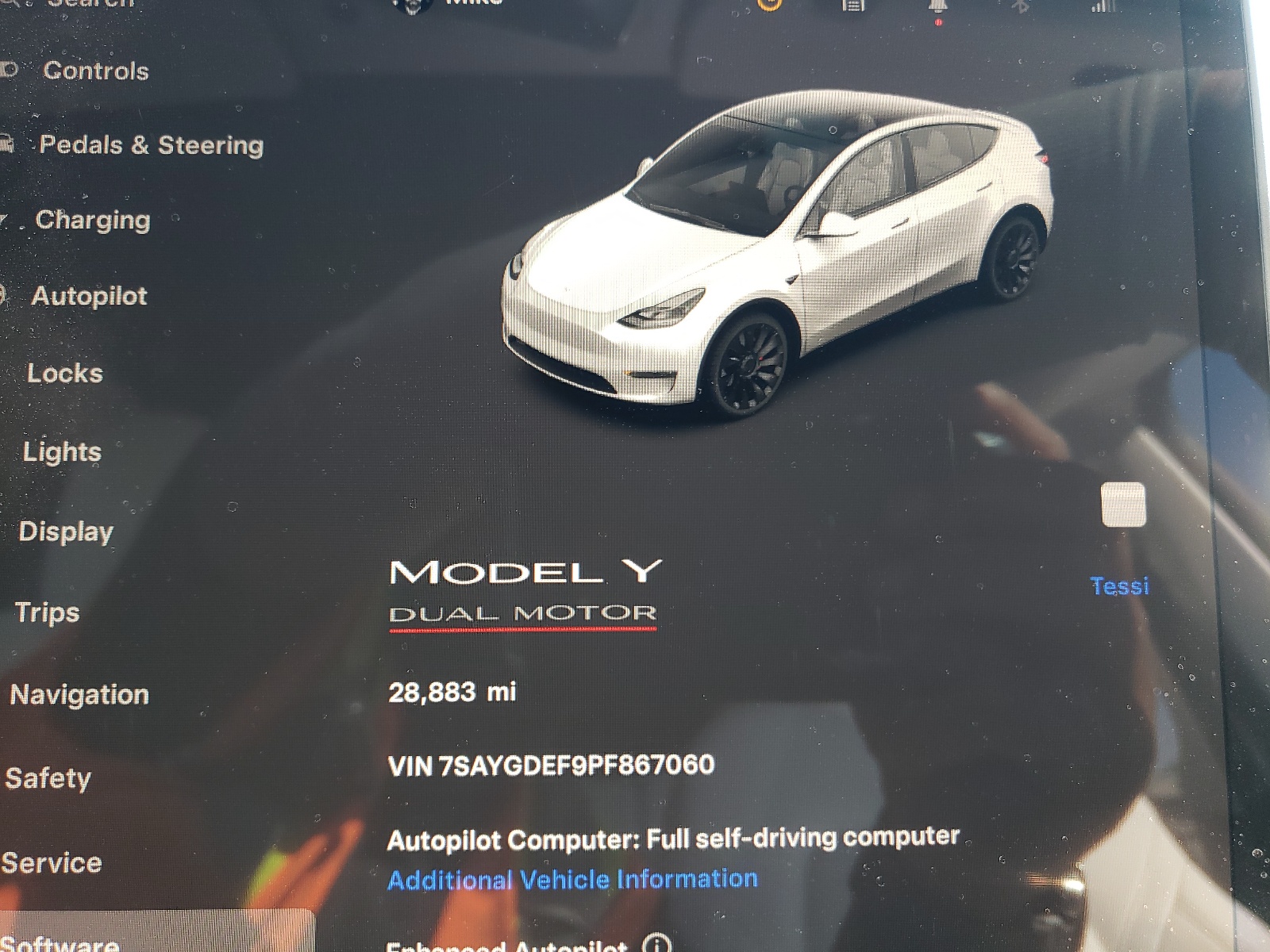 7SAYGDEF9PF867060 2023 Tesla Model Y