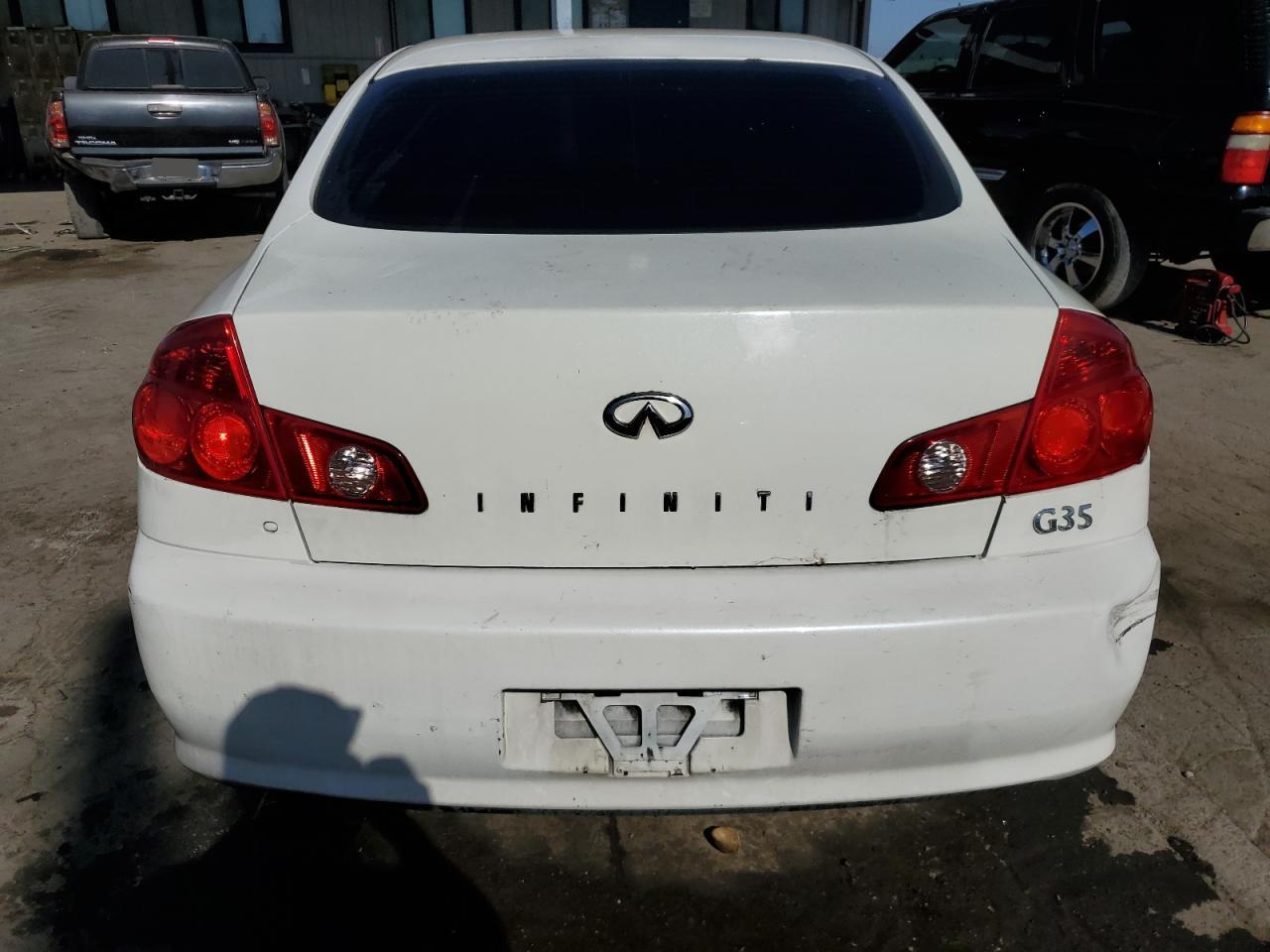 2006 Infiniti G35 VIN: JNKCV51E46M516352 Lot: 62560744