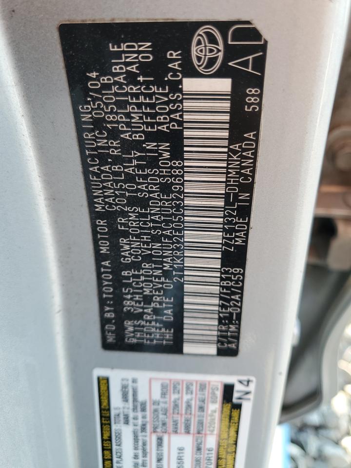 2005 Toyota Corolla Matrix Xr VIN: 2T1KR32E05C329688 Lot: 63257984