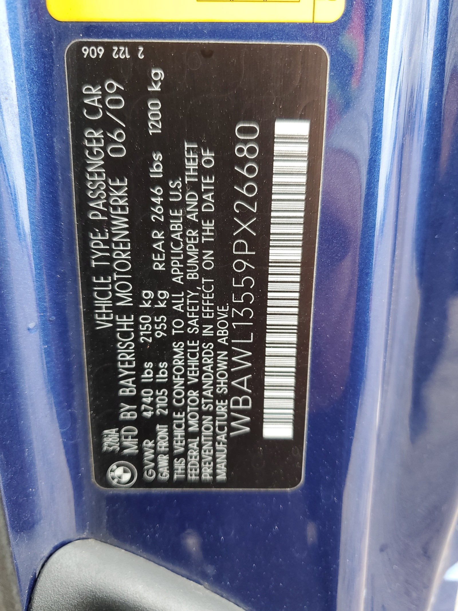 WBAWL13559PX26680 2009 BMW 328 I