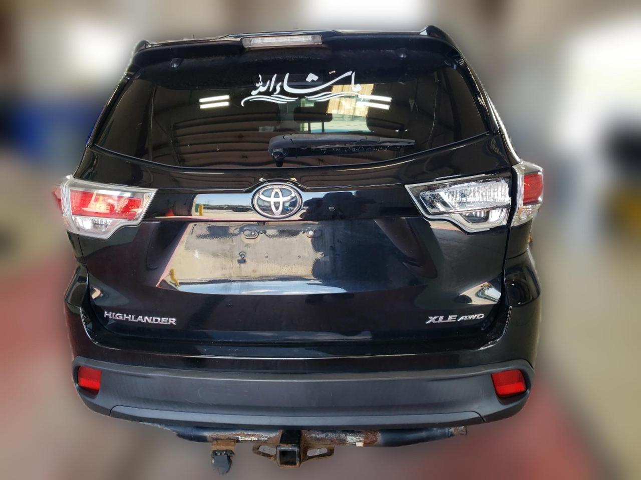 2015 Toyota Highlander Xle VIN: 5TDJKRFHXFS106817 Lot: 64602554