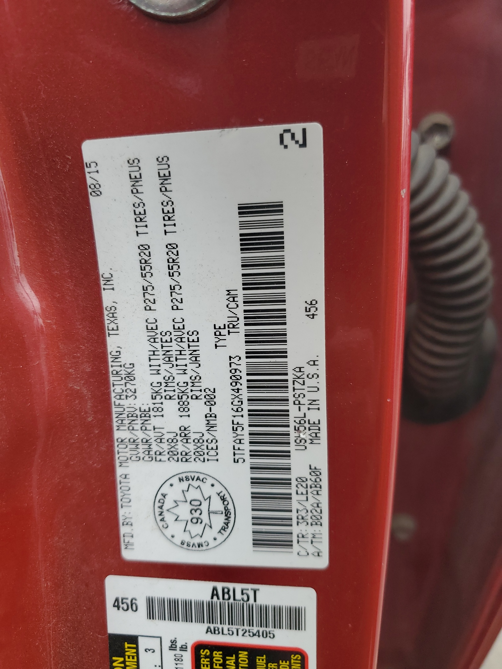 5TFAY5F16GX490973 2016 Toyota Tundra Crewmax 1794