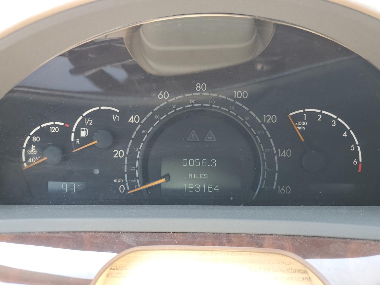 2001 Mercedes-Benz S 500 VIN: WDBNG75J41A155480 Lot: 63081384