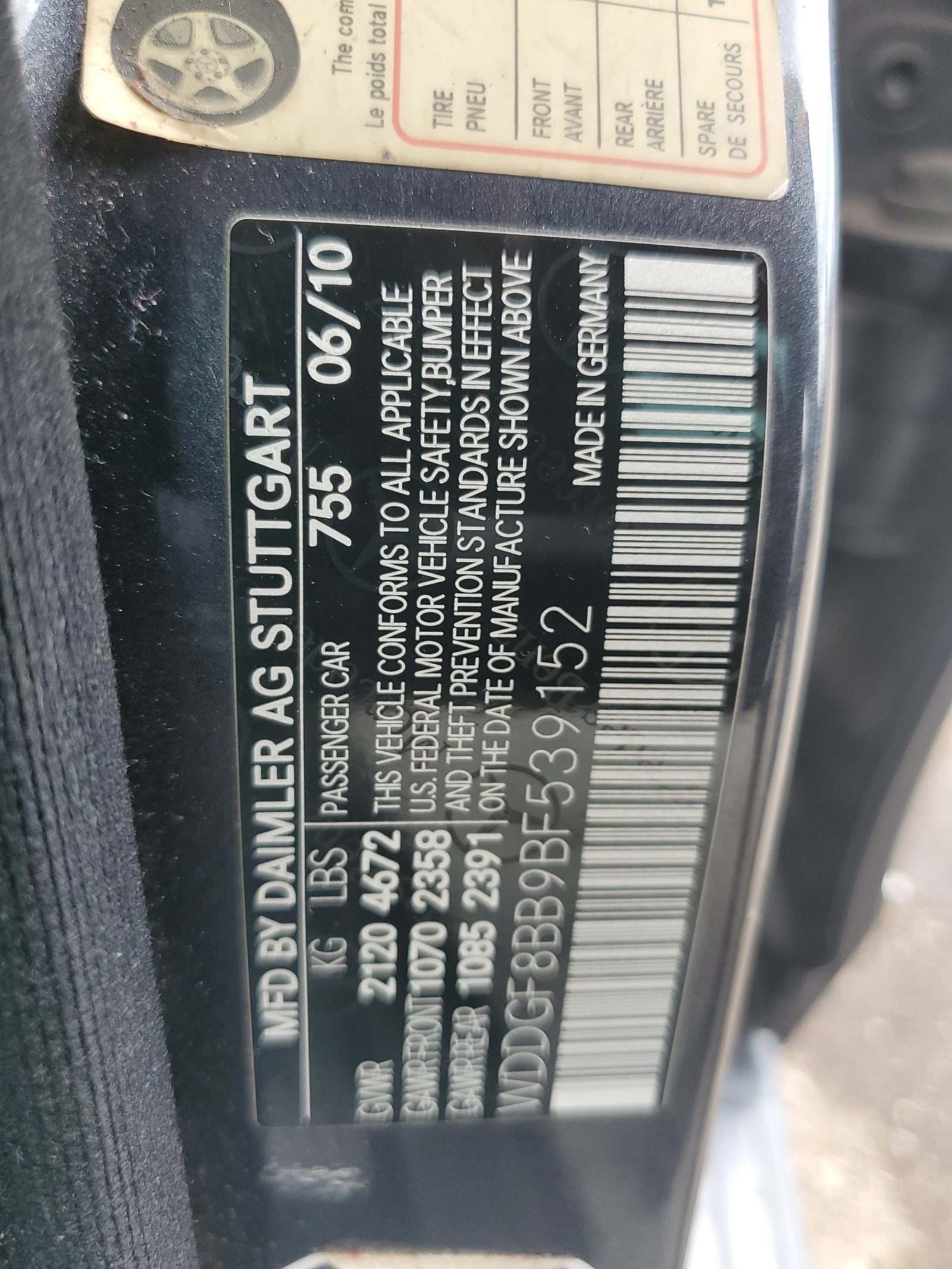 WDDGF8BB9BF539152 2011 Mercedes-Benz C 300 4Matic