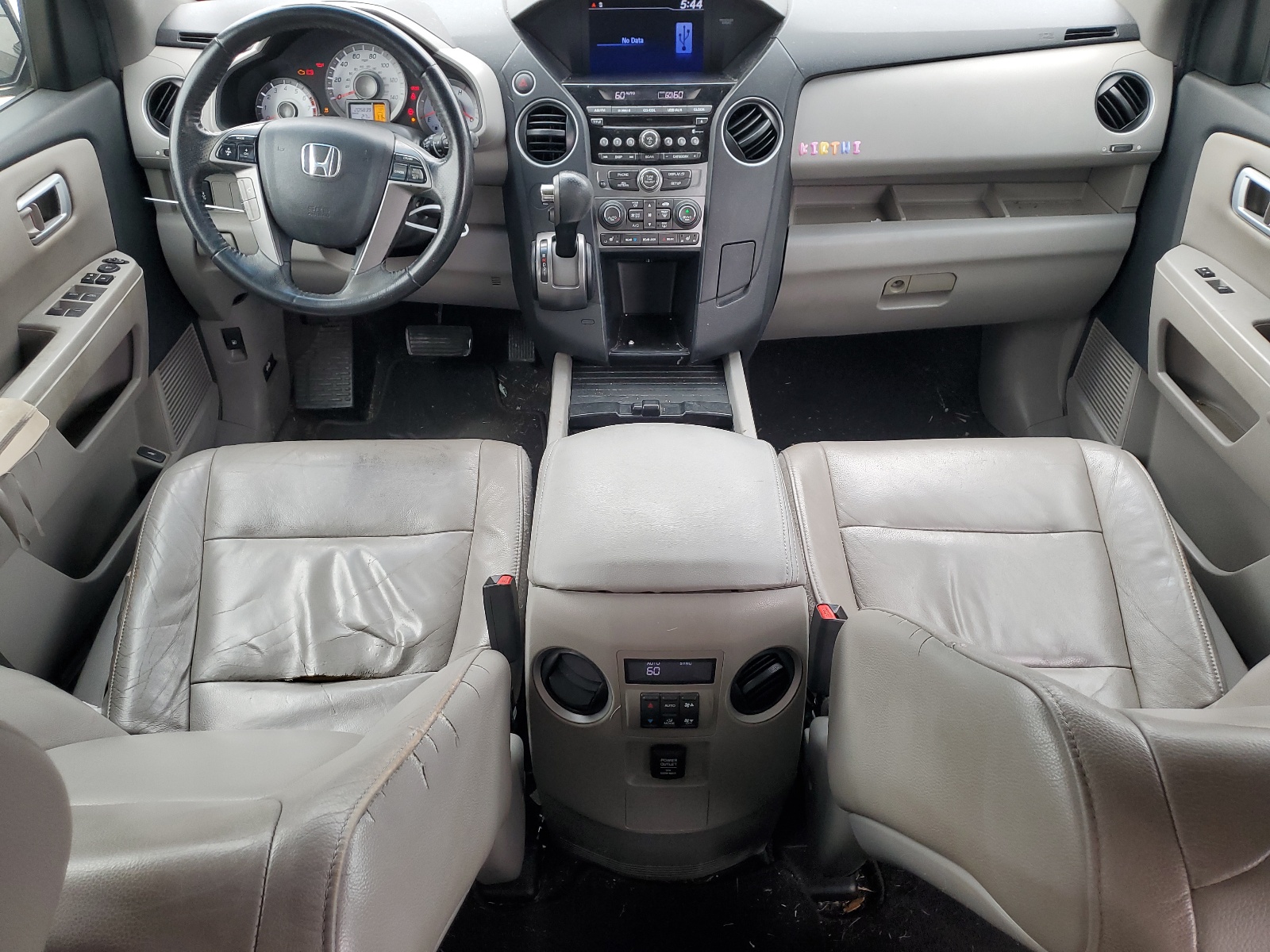 5FNYF3H59CB003469 2012 Honda Pilot Exl