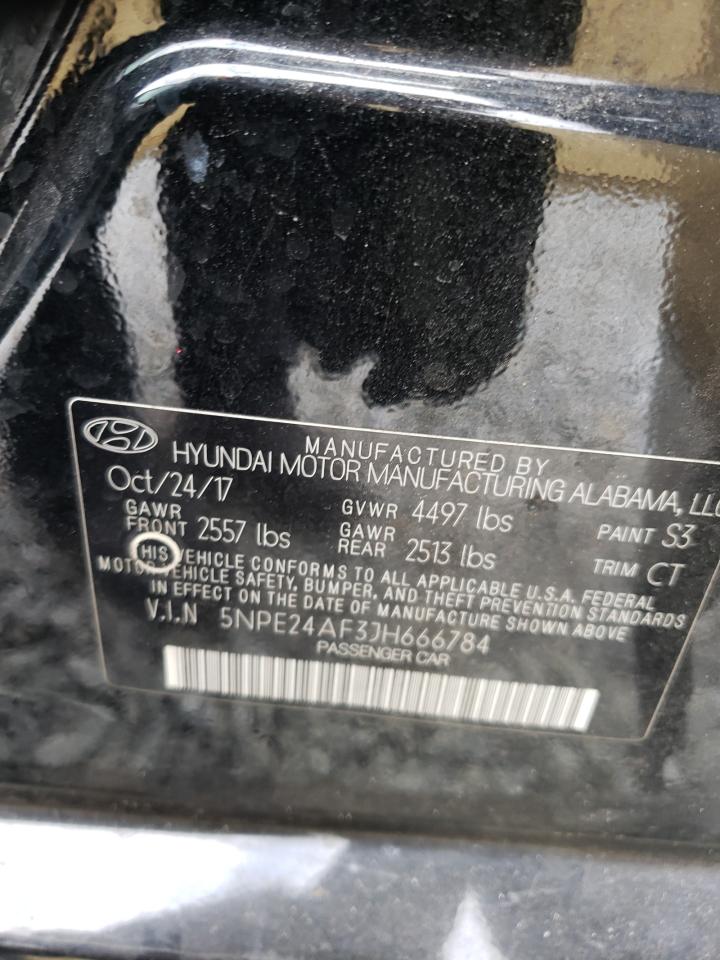 2018 Hyundai Sonata Se VIN: 5NPE24AF3JH666784 Lot: 64008304