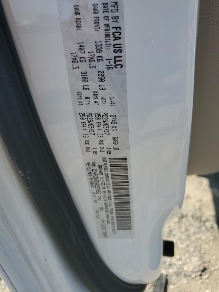 2016 Chrysler Town & Country Touring VIN: 2C4RC1BG5GR252552 Lot: 63086714