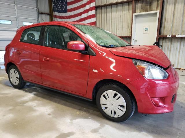  MITSUBISHI MIRAGE 2015 Czerwony