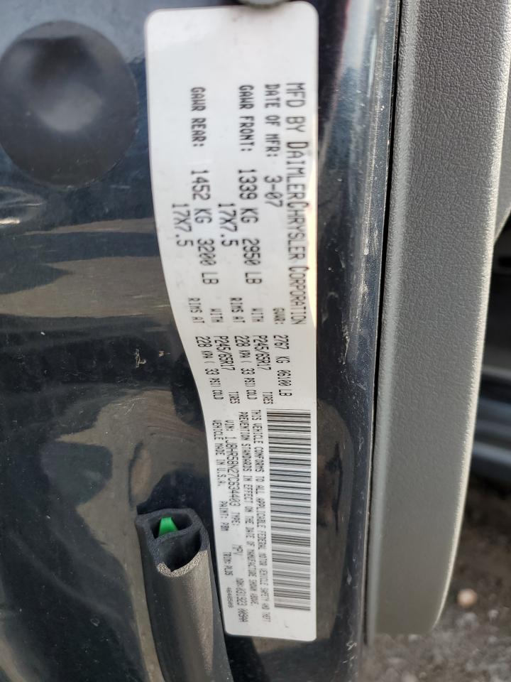 2007 Jeep Grand Cherokee Limited VIN: 1J8HR58N27C634403 Lot: 63868414