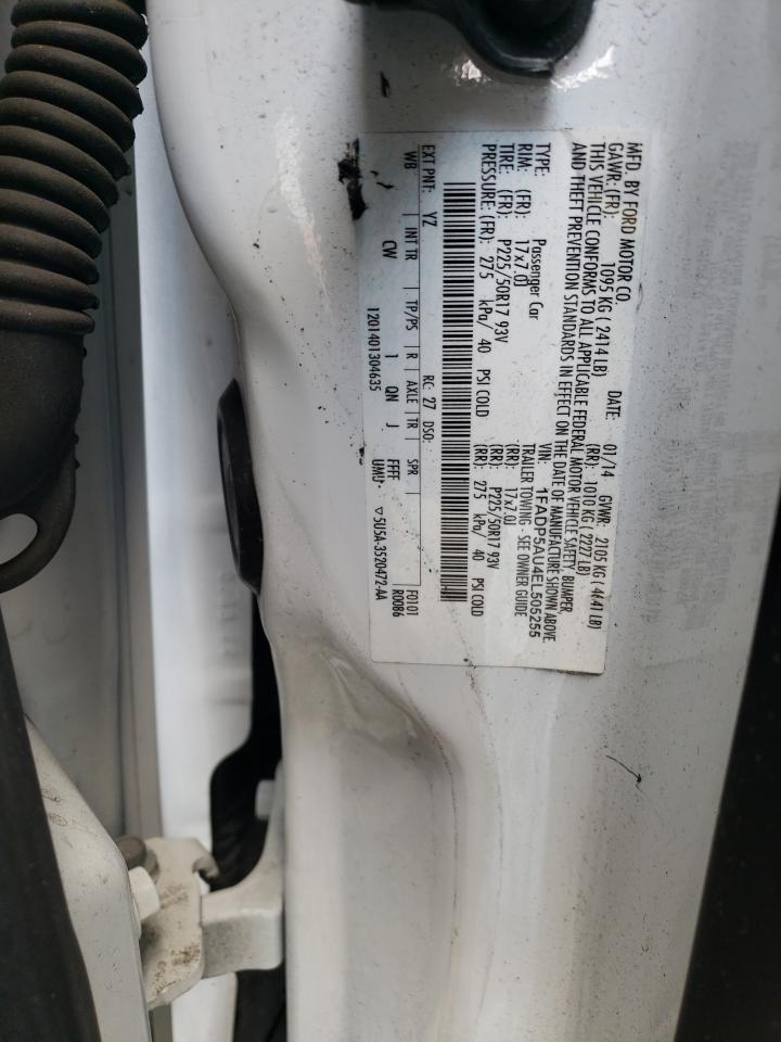 2014 Ford C-Max Se VIN: 1FADP5AU4EL505255 Lot: 62937744