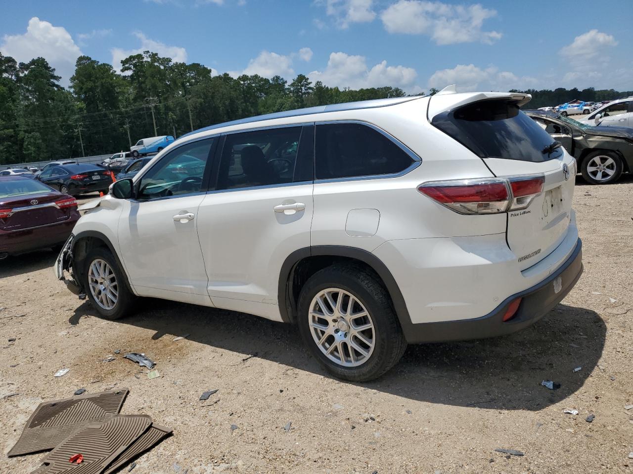 2014 Toyota Highlander Limited VIN: 5TDYKRFH2ES017840 Lot: 61936464