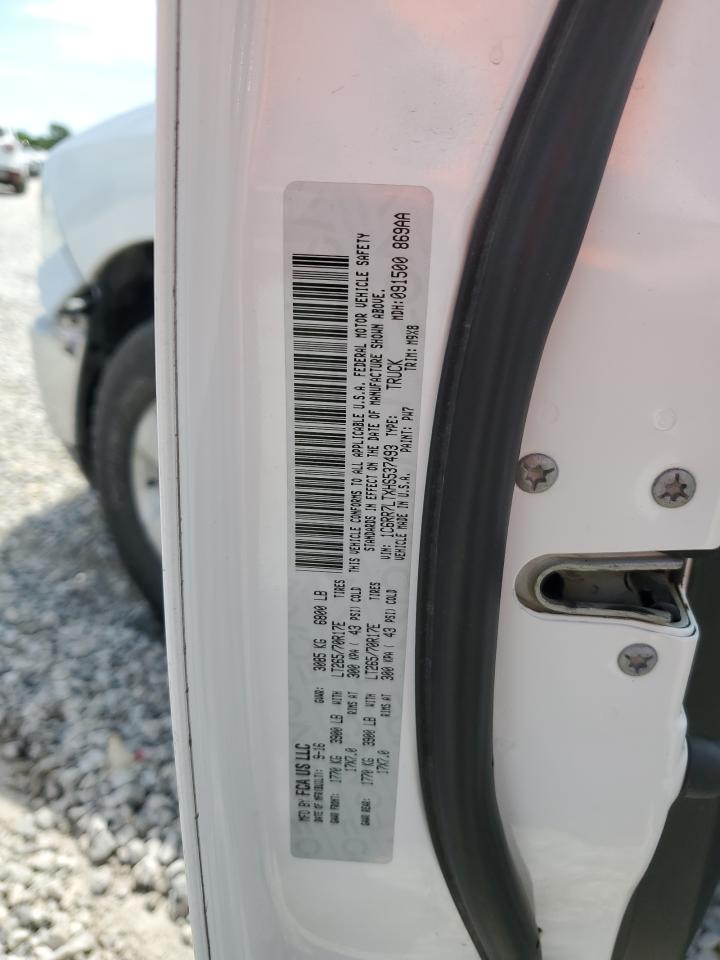 2017 Ram 1500 Slt VIN: 1C6RR7LTXHS537493 Lot: 61691944