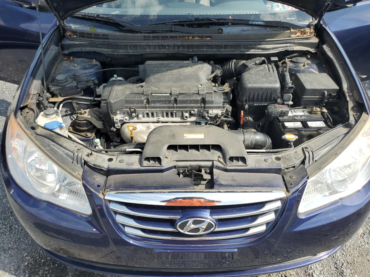 2010 Hyundai Elantra Blue VIN: KMHDU4AD3AU970932 Lot: 63881824